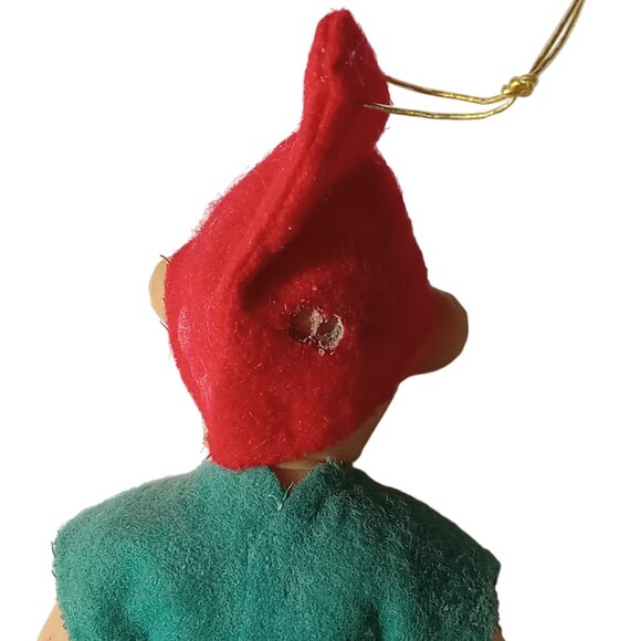 Vintage Elf Gnome Dwarf Christmas Ornament, READ - Picture 7 of 10